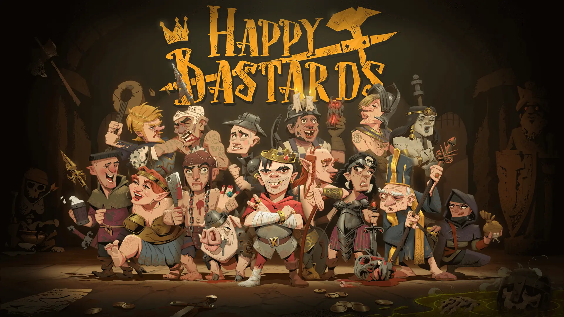 Happy Bastards key art